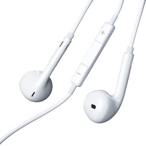 Ακουστικά Lightning WK ΥΒ09 Plug & Play Λευκό