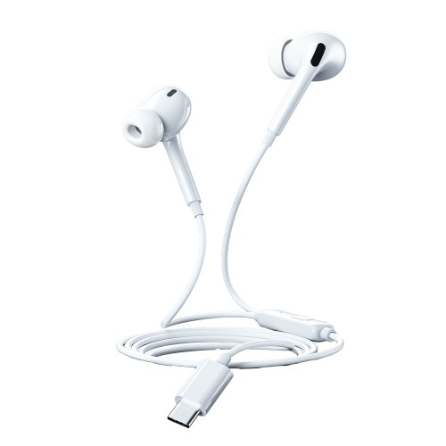 Ακουστικά USB-C WK YB06 Λευκό