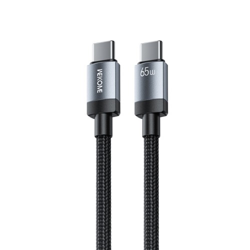 Καλώδιο Φόρτισης WK WDC-98 USB-C to USB-C PD 65W 1m Μαύρο