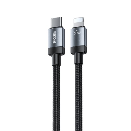 Καλώδιο Φόρτισης WDC-99 USB-C to Lightning PD 35W 1m Μαύρο