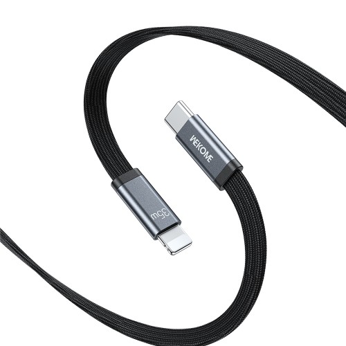 Καλώδιο Φόρτισης WK WDC-C17 USB-C σε Lightning PD 35W 1.2m Μαύρο