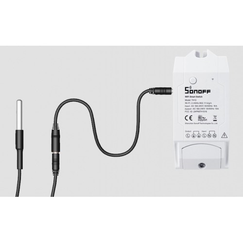 SONOFF καλώδιο επέκτασης για αισθητήρα AL560, αδιάβροχο, 5m, μαύρο