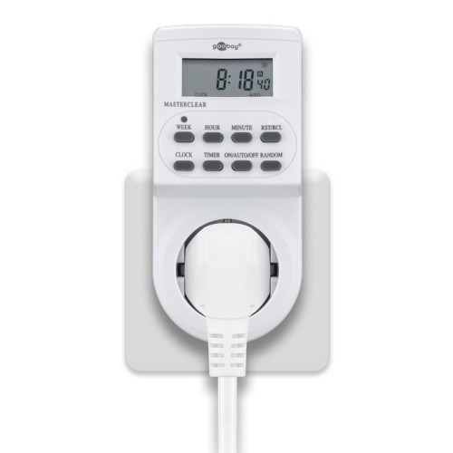 GOOBAY ψηφιακός χρονοδιακόπτης ρεύματος 51277, λευκός
