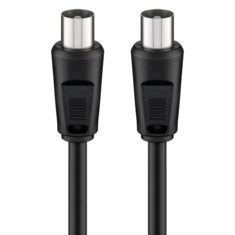 GOOBAY καλώδιο κεραίας αρσενικό 68148, <70dB, CCS, 2.5m, μαύρο