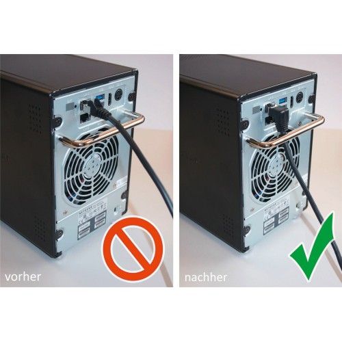 GOOBAY καλώδιο δικτύου 51513, CAT 6 U/UTP, γωνιακό, CCA, 0.25m, μαύρο