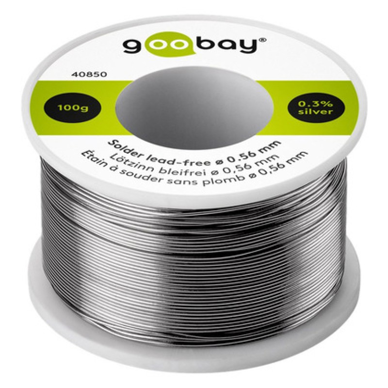 GOOBAY σύρμα συγκόλλησης 40850 Φ0.56mm, χωρίς μόλυβδο, 100γρ, 1τμχ