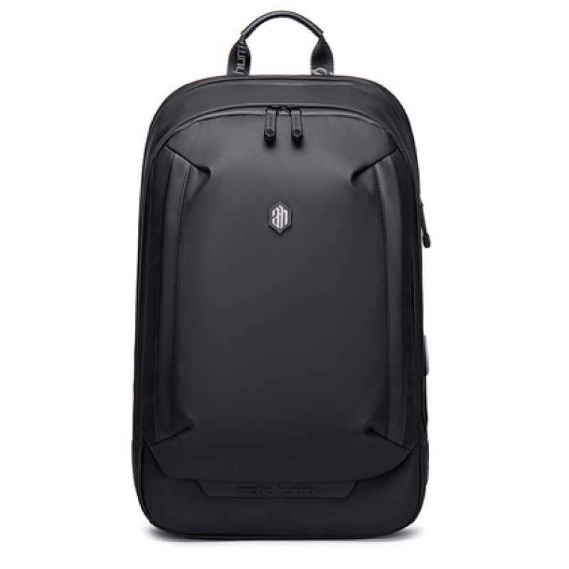 ARCTIC HUNTER τσάντα πλάτης B00443 με θήκη laptop 15.6, USB, 19L, μαύρη