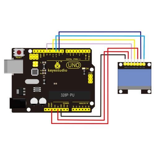 KEYESTUDIO OLED graphic display module KS0056, 1.3