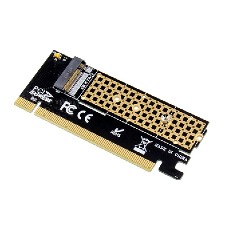 POWERTECH κάρτα επέκτασης 16x PCIe σε M.2 M Key NVMe ST529