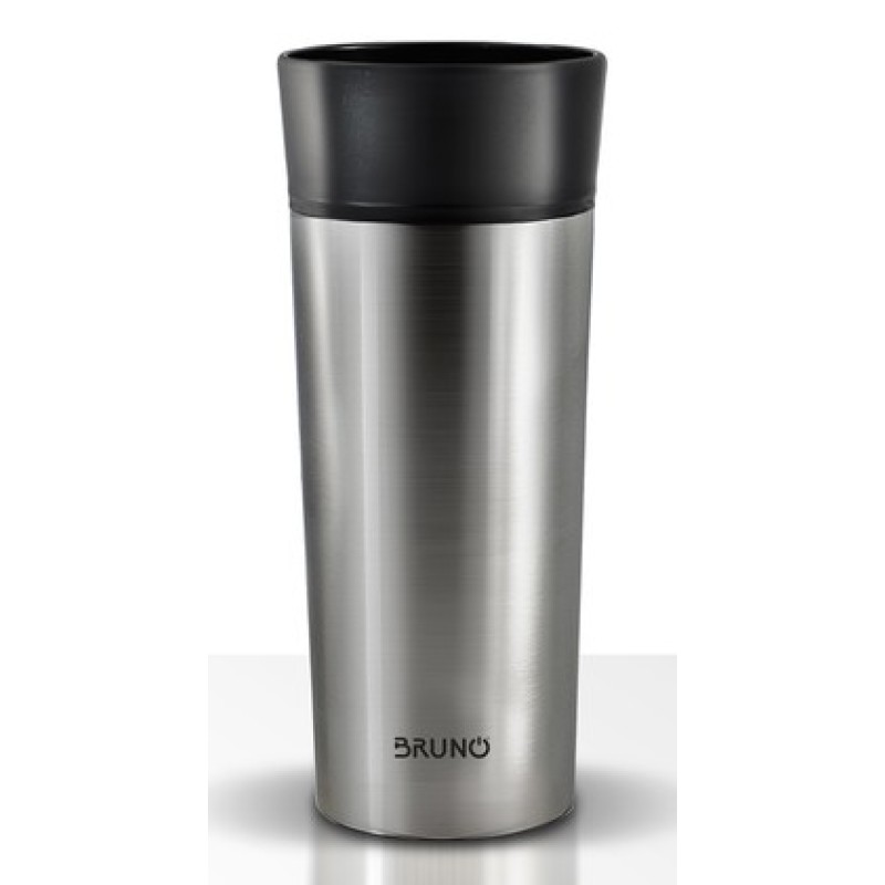 BRUNO θερμός BRN-0068, εργονομικό καπάκι, anti-slip, 360ml, ασημί