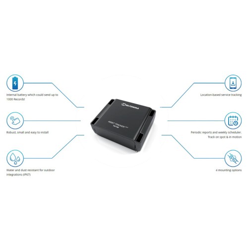TELTONIKA asset tracker TAT100, GSM/GPRS/GNSS, Bluetooth, 2200mAh, IP67