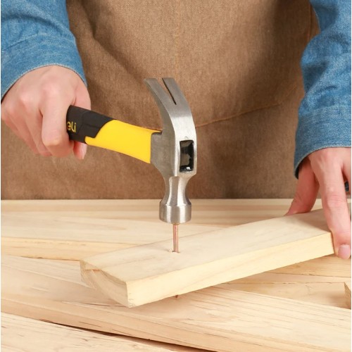 DELI σφυρί προκοβγάλτης DL5002 με αντιολισθητική Fiberglass λαβή, 500gr, 340mm