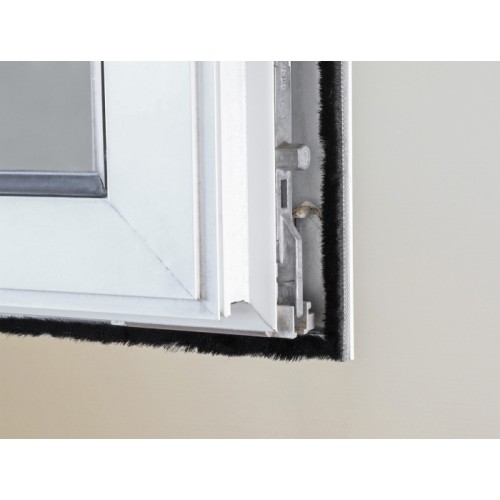 DELOCK αυτοκόλλητη μονωτική ταινία 66893 για παράθυρα, 8mm, 5m, μαύρη