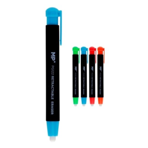 MP μηχανική γόμα στυλό PG122, 2x ανταλλακτικά, διάφορα χρώματα