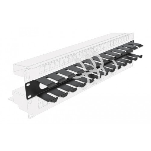DELOCK cable management 66550 για rack 19