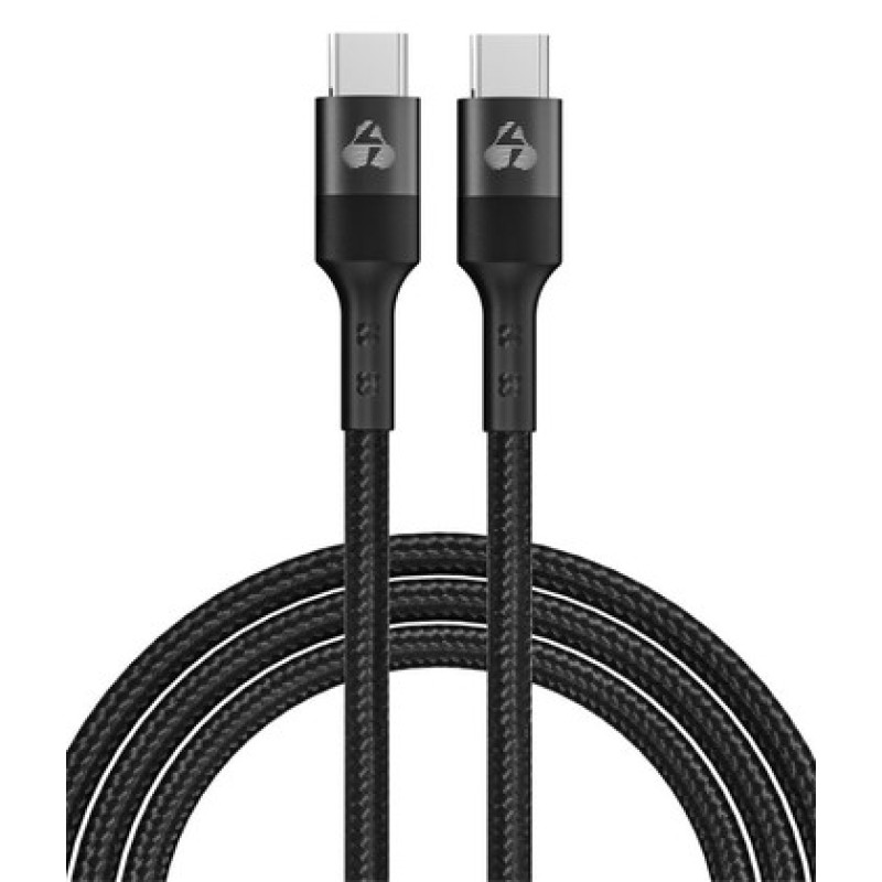 POWERTECH καλώδιο USB-C σε USB-C PTR-0168, PD 60W, copper, 1.5m, μαύρο