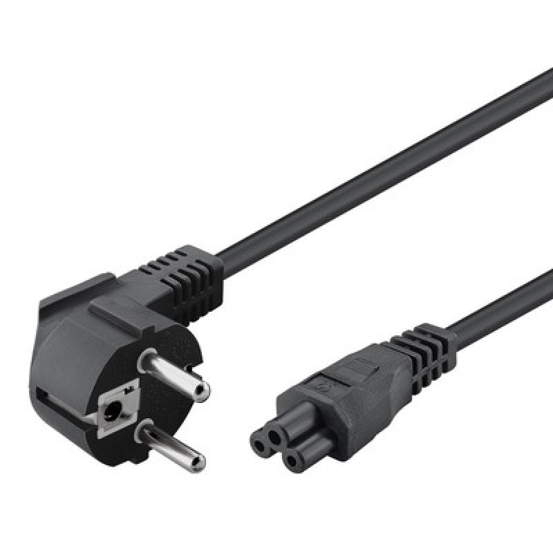 POWERTECH καλώδιο τροφοδοσίας CAB-P035, copper, 3x 0.5mm, 1.5m, μαύρο