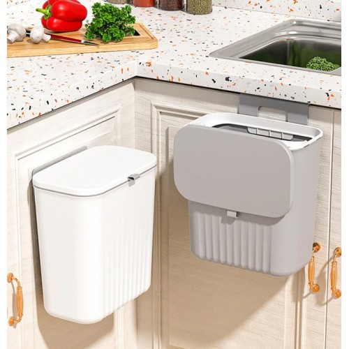 HOME USE κάδος απορριμμάτων HUH-0151, 9lt, 26x16x29cm, λευκός