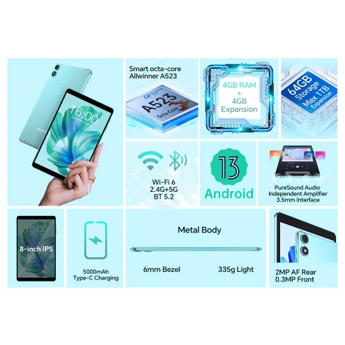 TECLAST tablet P85T, 8