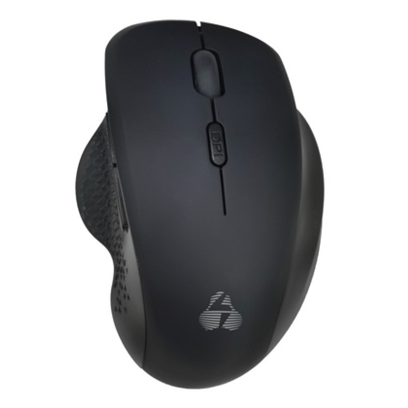 POWERTECH ασύρματο ποντίκι PT-1165, 2.4GHz & Bluetooth, 1600DPI, μαύρο