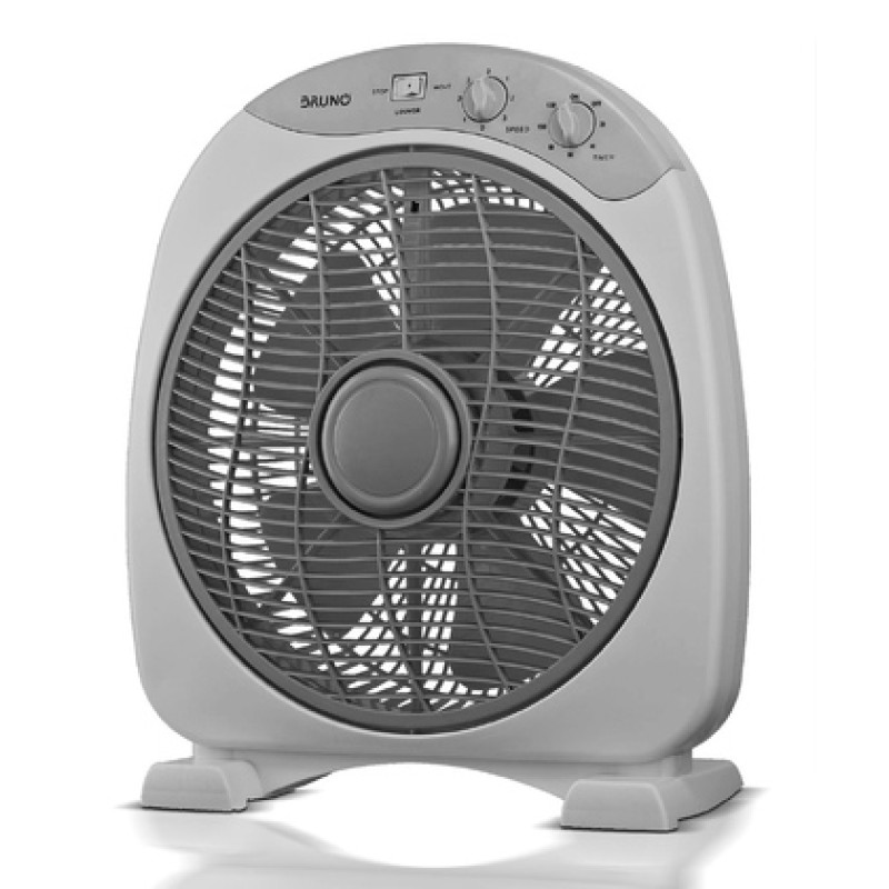 BRUNO ανεμιστήρας Box Fan BRN-0184, επιτραπέζιος/δαπέδου, 38W 32cm, γκρι