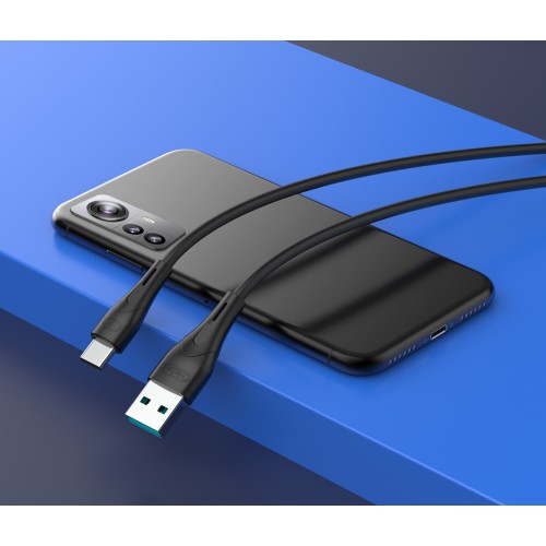CELEBRAT καλώδιο USB-C σε USB CB-18T, 3A, 480Mbps, 1m, μαύρο