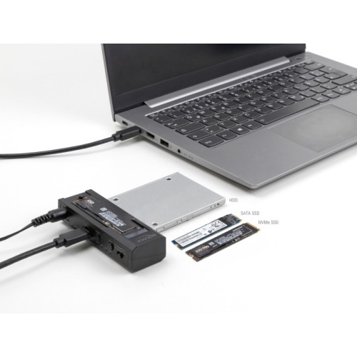 DELOCK docking station για M.2 NVMe/SATA ή 2.5