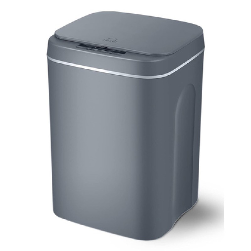 HOME USE κάδος απορριμμάτων HUH-0190 με φωτοκύτταρο, 14lt, γκρι