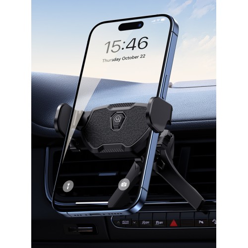 USAMS βάση smartphone αυτοκινήτου US-ZJ077 για αεραγωγούς, μαύρη