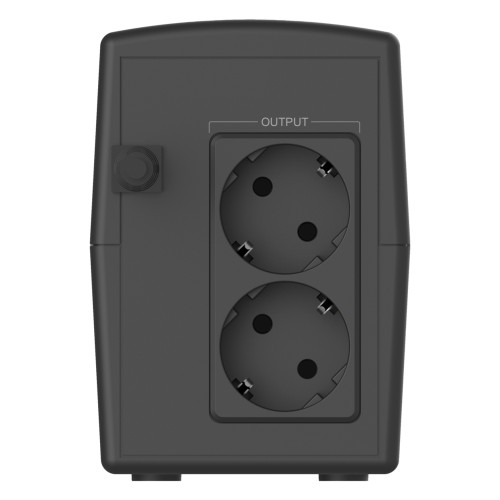 POWERTECH UPS Line Interactive PT-1295 με οθόνη, 850VA, 510W, 2x Schuko