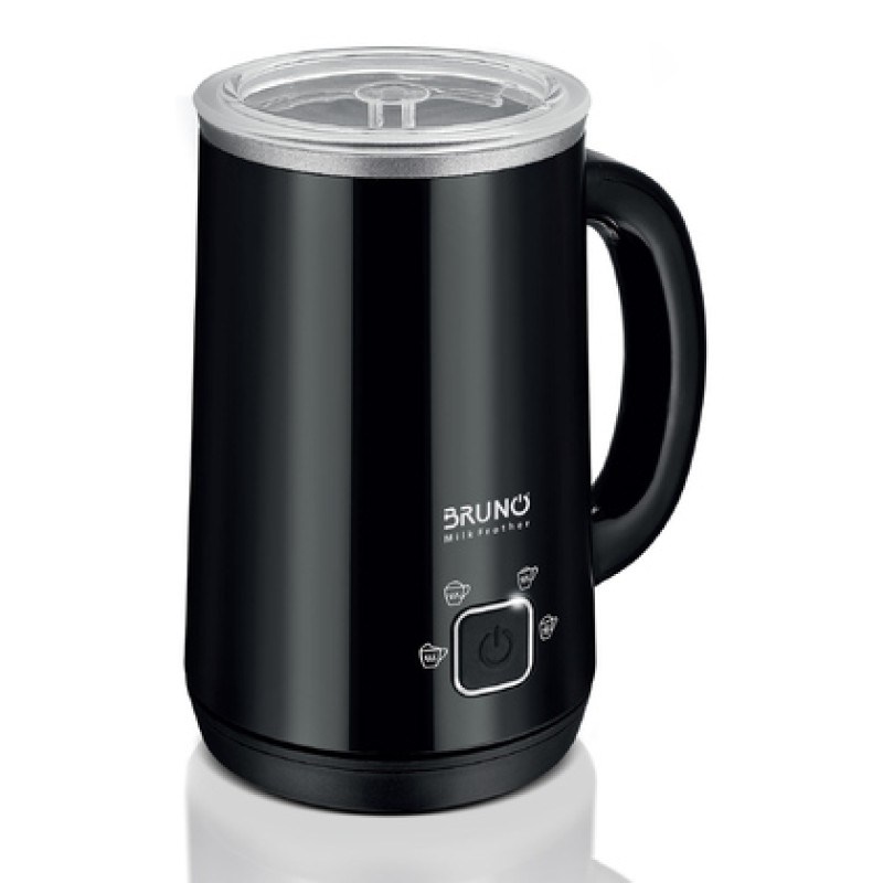 BRUNO συσκευή 4 σε 1 για ζεστό-κρύο αφρόγαλα BRN-0204, 280ml, 500W, ILAG επίστρωση, OTTER controler, μαύρη