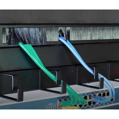 POWERTECH βούρτσα προστασίας για rack NETW-0030, 19