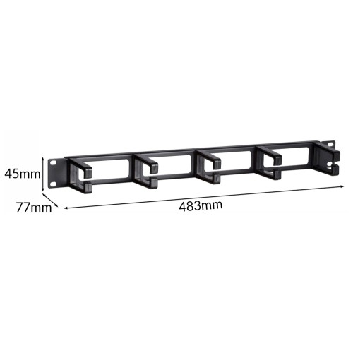 POWERTECH cable management NETW-0031 για rack 19