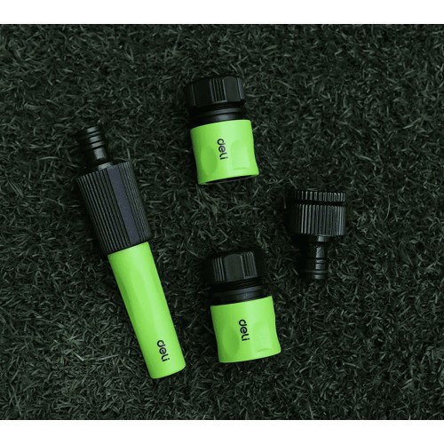 DELI σετ εκτοξευτής νερού DL8798 με ρακόρ & ταχυσυνδέσμους, 1/2