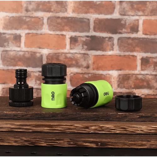 DELI σετ σύνδεσμοι λάστιχων νερού DL8799, 1/2