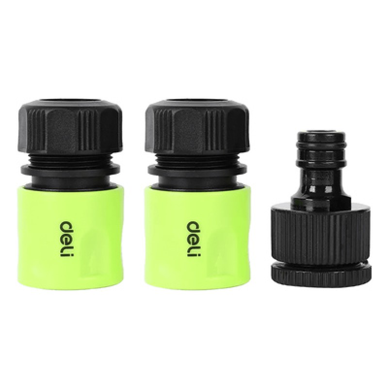 DELI σετ σύνδεσμοι λάστιχων νερού DL8799, 1/2