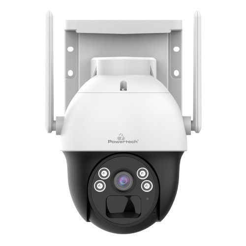 POWERTECH smart ηλιακή κάμερα PT-1341, 4MP, WiFi, PTZ, SD, IP66