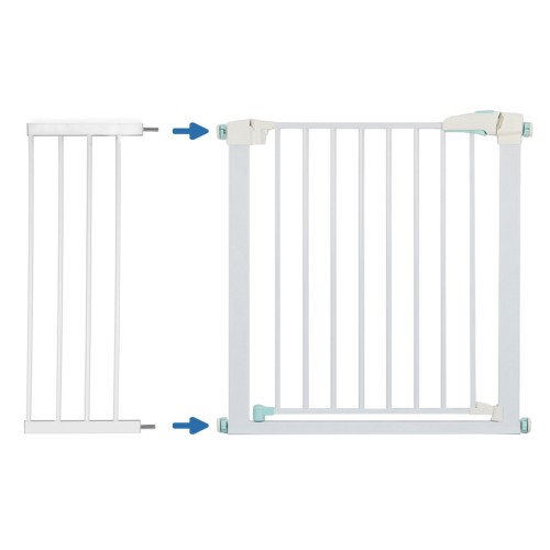 C-TECH προέκταση προστατευτικής πόρτας HUH-0196, μεταλλική, 28cm, λευκή