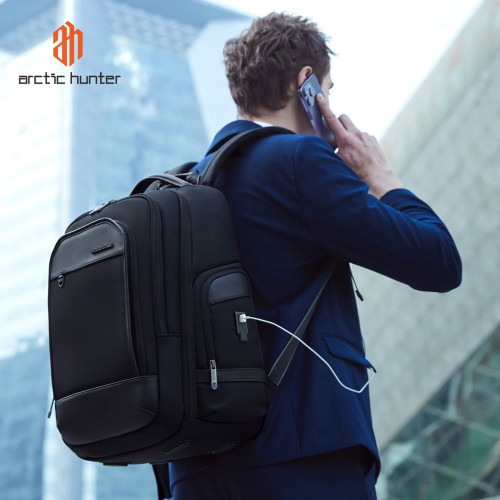 ARCTIC HUNTER τσάντα πλάτης B00683 με θήκη laptop 15.6