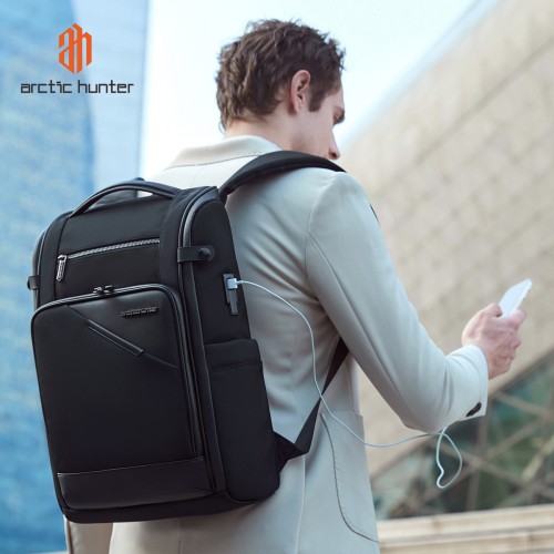 ARCTIC HUNTER τσάντα πλάτης B00675 με θήκη laptop 15.6