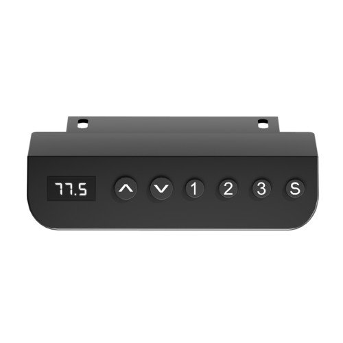 BRATECK ηλεκτρικό γραφείο S12-22RE-B με ρυθμιζόμενο ύψος, 120x60x72~114cm, μαύρο