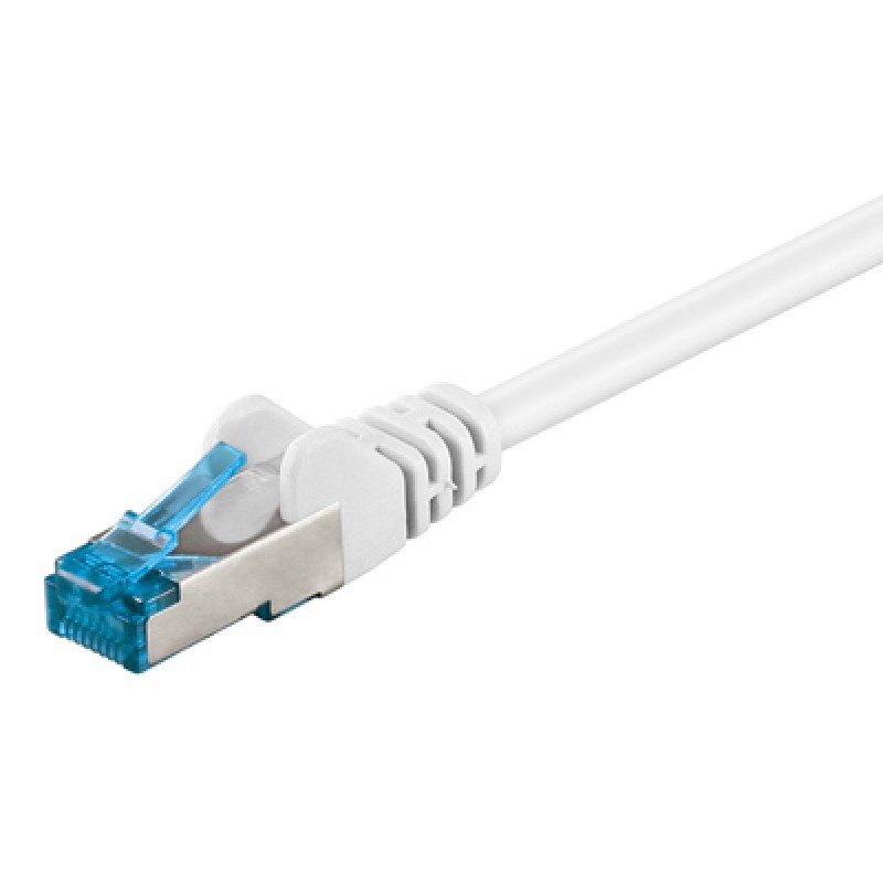 GOOBAY καλώδιο δικτύου 95609, CAT 6A S/FTP, 500 MHz, Copper, 1.5m, λευκό