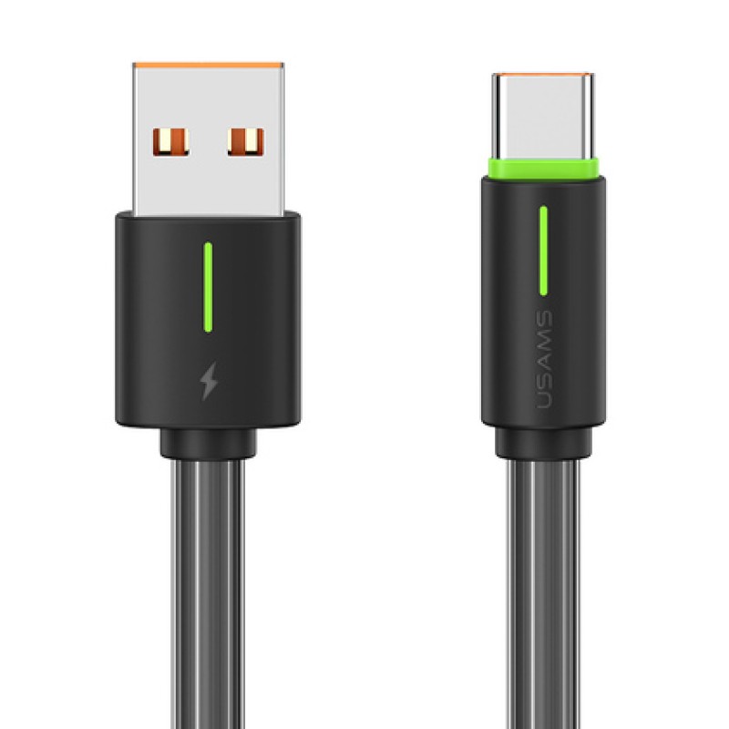 USAMS καλώδιο USB-C σε USB US-SJ732, 3A, 480Mbps, 1m, μαύρο