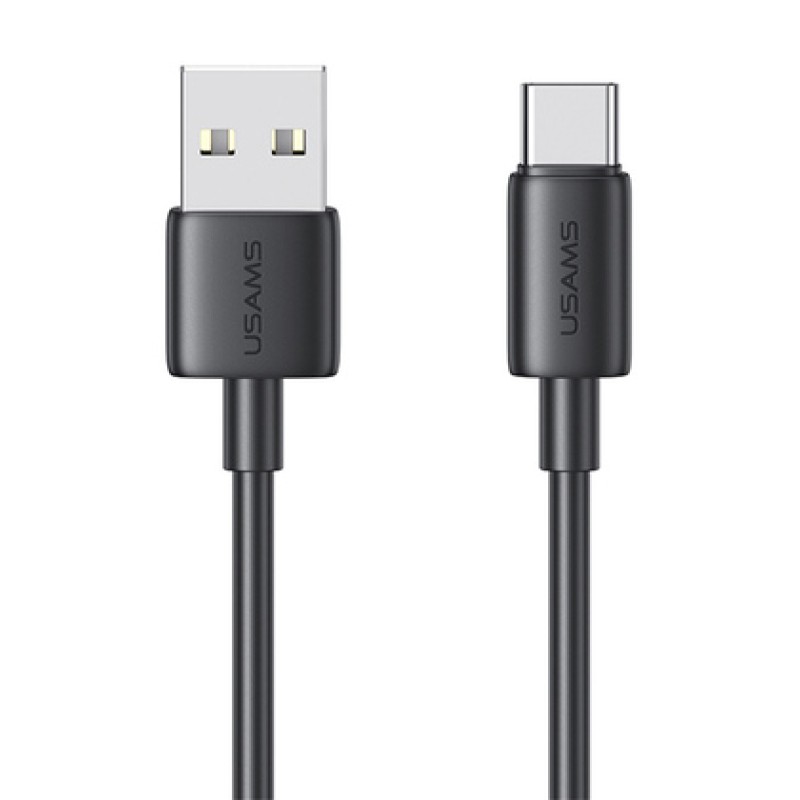 USAMS καλώδιο USB-C σε USB US-SJ708, 3A, 480Mbps, 1m, μαύρο