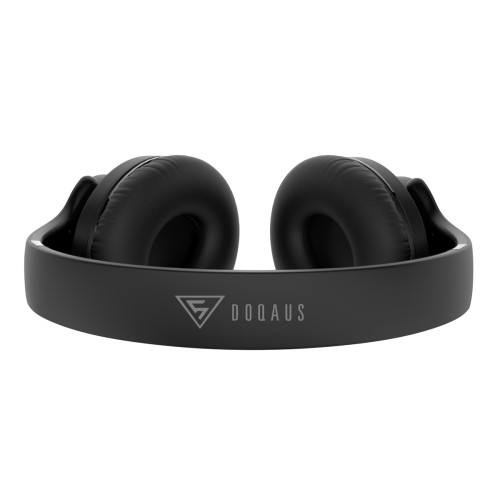 DOQAUS headphones DESIGN 2, ασύρματα & ενσύρματα, Φ40mm, 600mAh, μαύρα