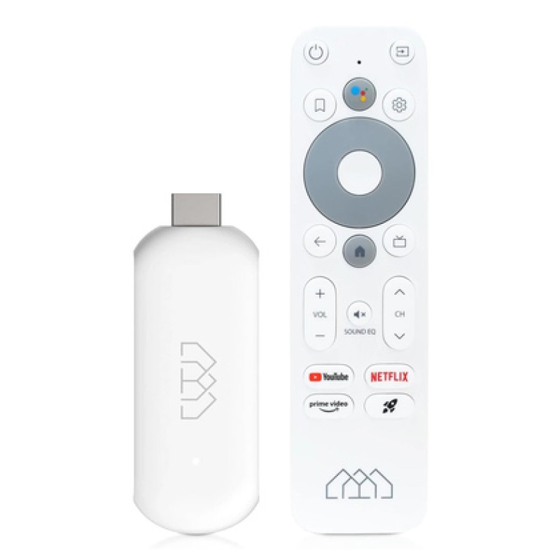 HOMATICS TV Stick HD, 1080p, 1/32GB, WiFi, Google/Netflix πιστοποίηση, Android 11