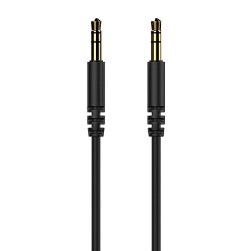 CELEBRAT καλώδιο ήχου 3.5mm AU-01, AUX, 1m, μαύρο