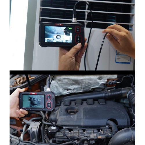 UNI-T ενδοσκοπική κάμερα UT667 με οθόνη απεικόνισης, LED, 1m, IP67