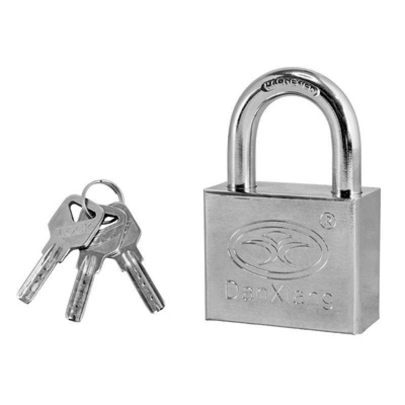 DAN XIANG λουκέτο πέταλο με κλειδί ασφαλείας CTL-0035, 60mm, μεταλλικό