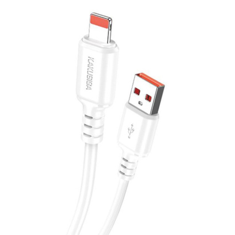 KAKUSIGA καλώδιο Lightning σε USB KSC-982, 3A, 480Mbps, 1m, λευκό
